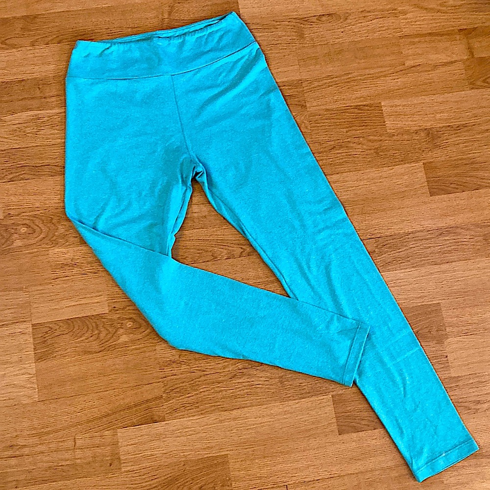 LULAROE Legging One Size Light Heathers Teal